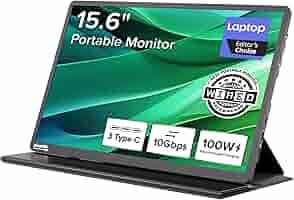 ポータブルモニター。タイプC。 USB Type-Cケーブル1本で繋がるモバイルモニターが便利